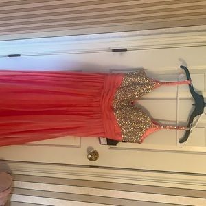 Coral Prom Dress